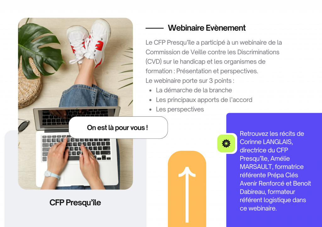 Webinaire Evènement : Handicap et organismes de formation : présentation et perspectives